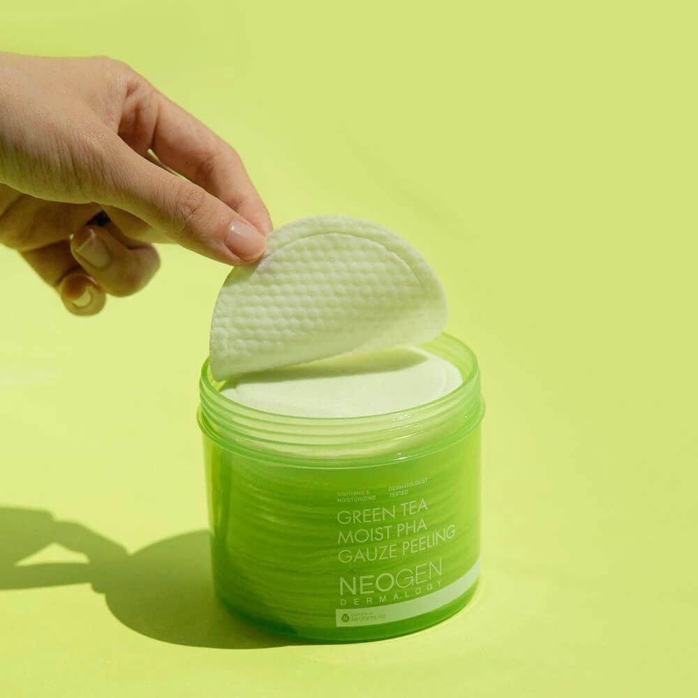 NEOGEN - Dermalogy Green Tea Moist PHA Gauze Peeling